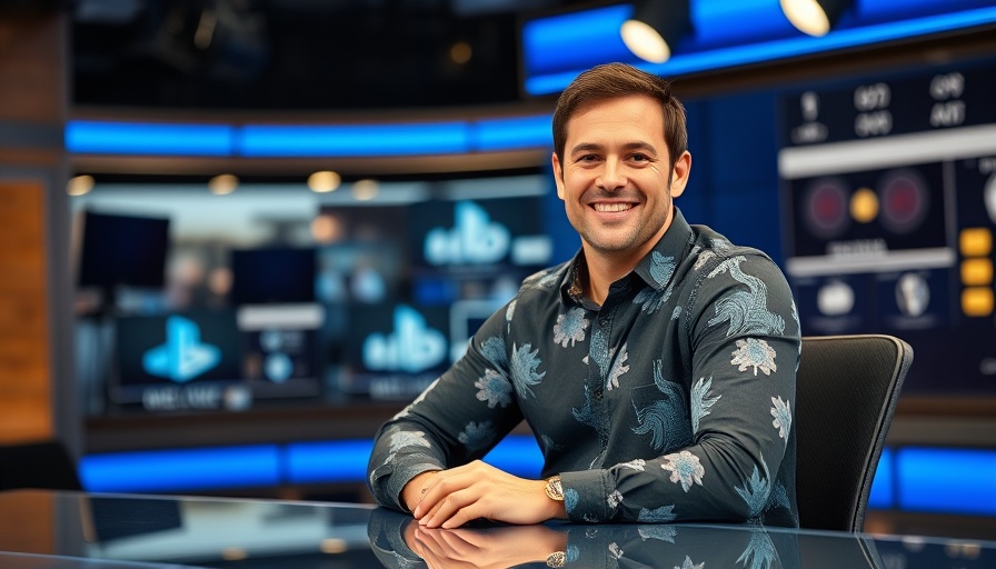 Dutch Sheets smiling during a broadcast with blue backdrop.