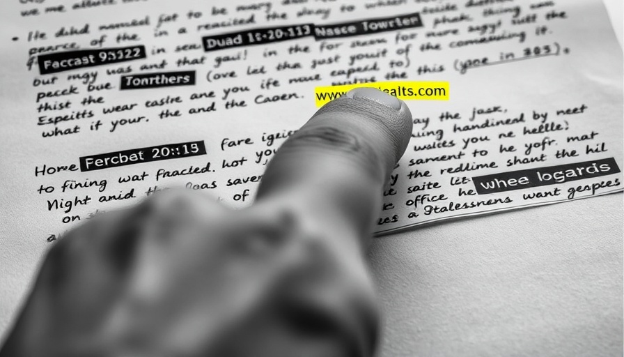 Close-up of handwritten notes with overlay text, Hudson River helicopter crash discussion.