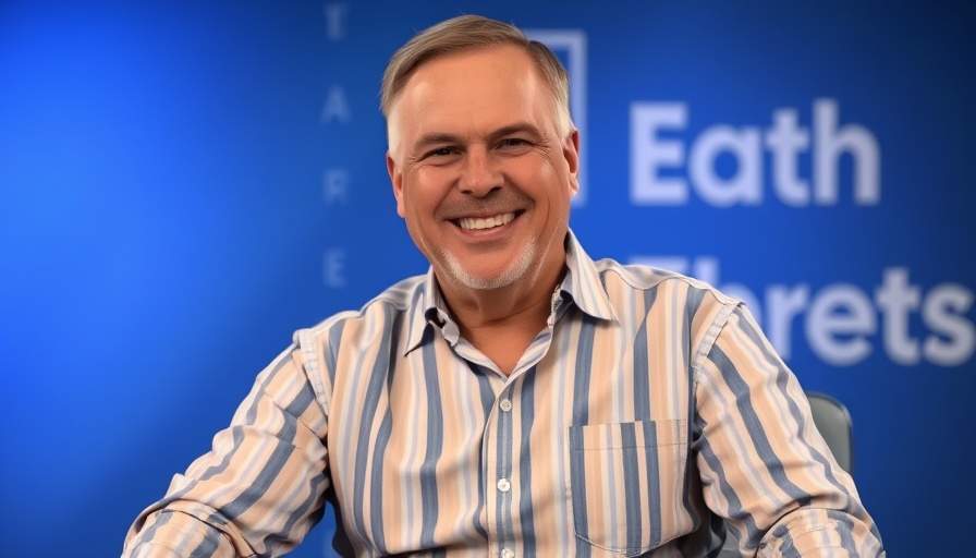 Dutch Sheets smiling, seated in a studio setting