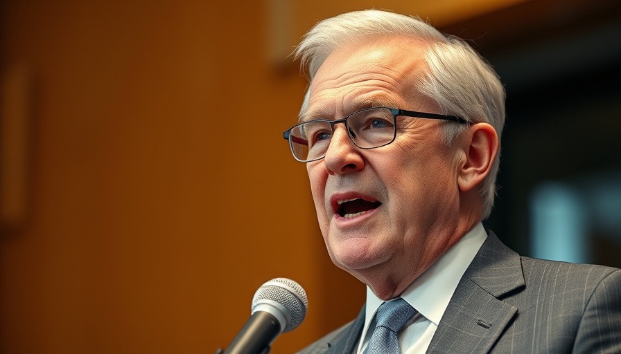 Man speaking into microphone, discussing Conservative Christian Comeback.