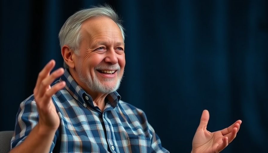 Smiling man discussing Rogue Judges and Despotism in a studio.