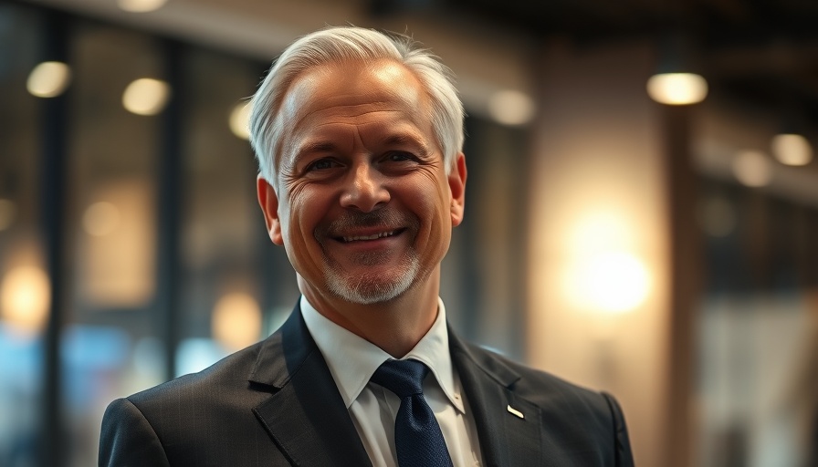 Middle-aged man politely smiling indoors, never insult your audience.