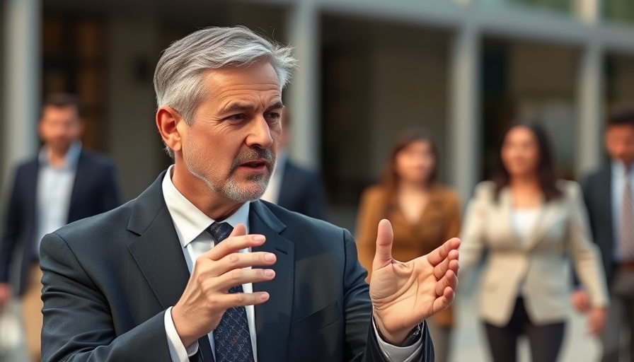 Mature man discussing spiritual distinctions in Christianity.