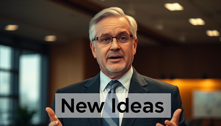 Rick Renner presenting new ideas in a suit, indoor setting.