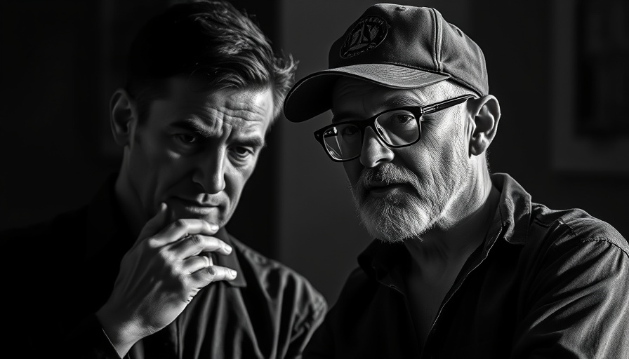 Prophetic update featuring two men in contrasting lighting.