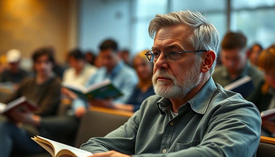 Differences Don’t Exist in Christ discussion setting with a thoughtful man.