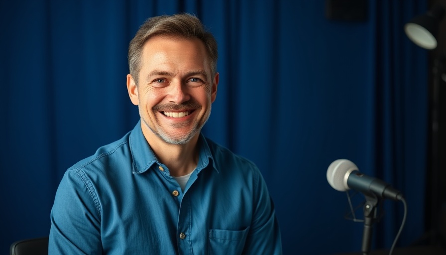 Dutch Sheets engaging in a prayer session, with a blue background.