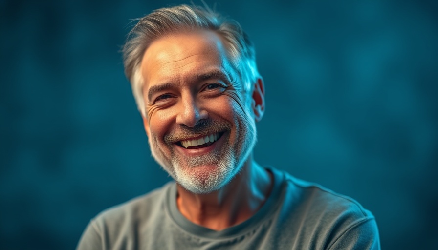Man discussing notable miracles in a blue-toned studio.