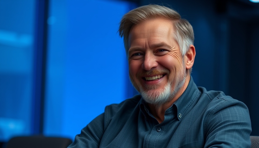 Dutch Sheets in a blue-lit studio discussing faith and governance.