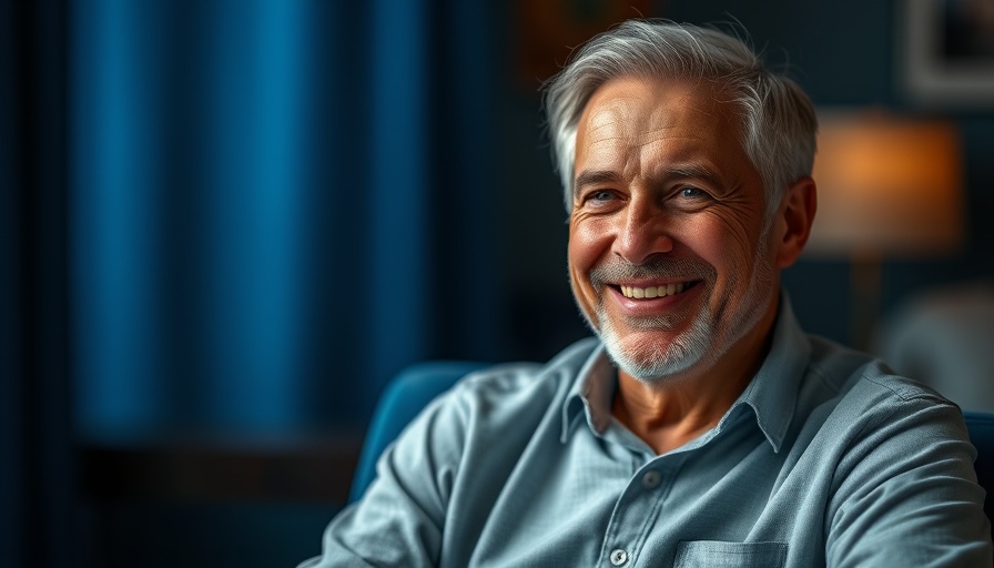 Middle-aged man discussing Communion Revival in studio setup.
