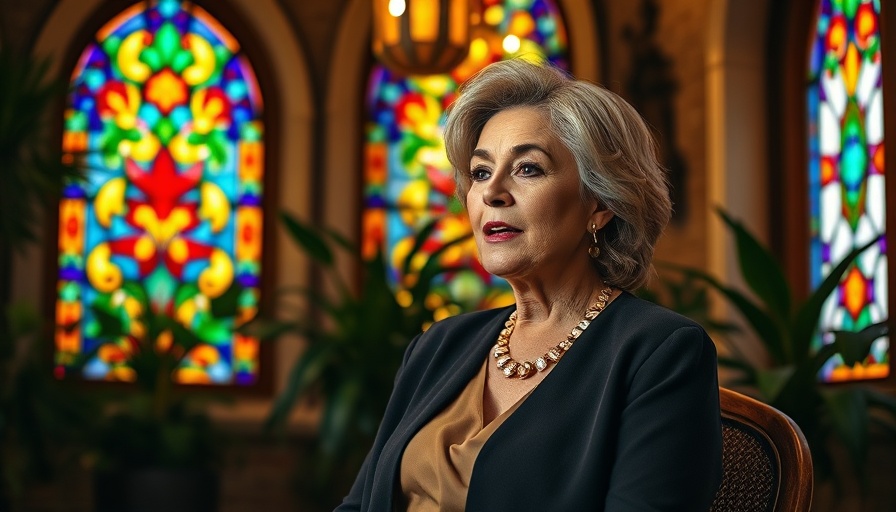 Elegant woman discussing in a studio, focusing on 'Why Can't You Stop Worrying?'