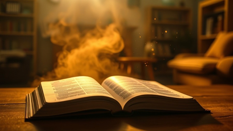Cozy Bible scene reflecting revival energy and spiritual warfare by Rick Renner.