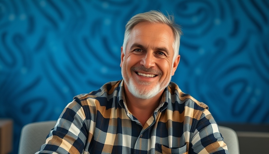 Dutch Sheets Prayer, man smiling with blue background.