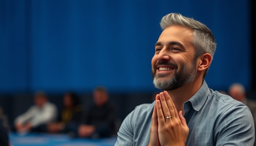 Man engaged in prayer session discussing God’s Surprising Plans