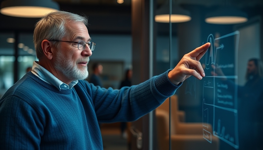 Man explaining concepts on glass board in studio setting, God's Pattern for Spiritual Impact.