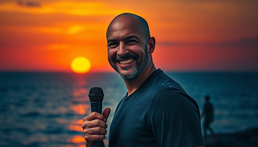 JosephZ podcast cover with dramatic ocean sunset and smiling host.