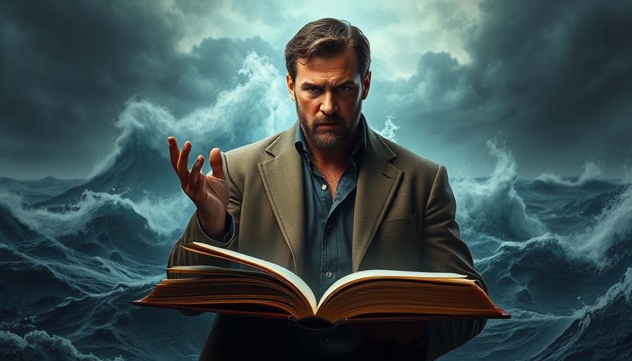 JosephZ discusses the Book of Enoch with a dramatic backdrop.