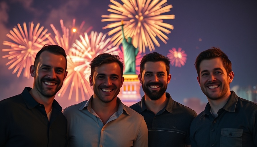 Prophetic State of the Union featuring confidently smiling men with fireworks.