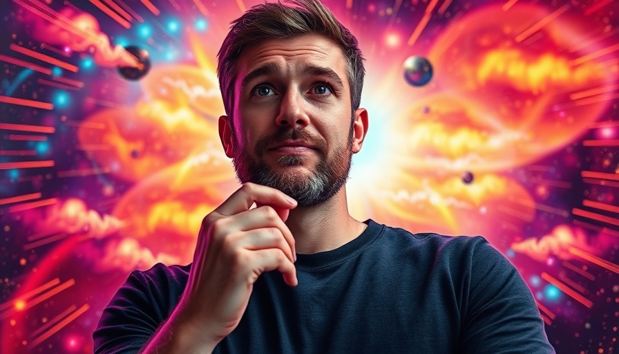 JosephZ Prophetic Update with man presenting against cosmic background.