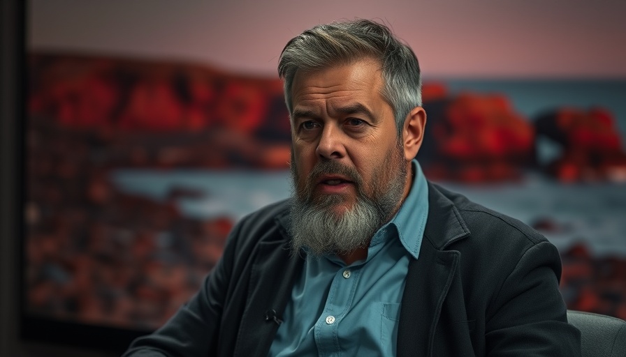 News anchor discussing red sea phenomenon in a studio.