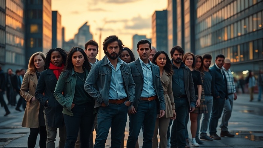 A diverse group united in determination, embodying Mario Murillo's Christian Leadership.