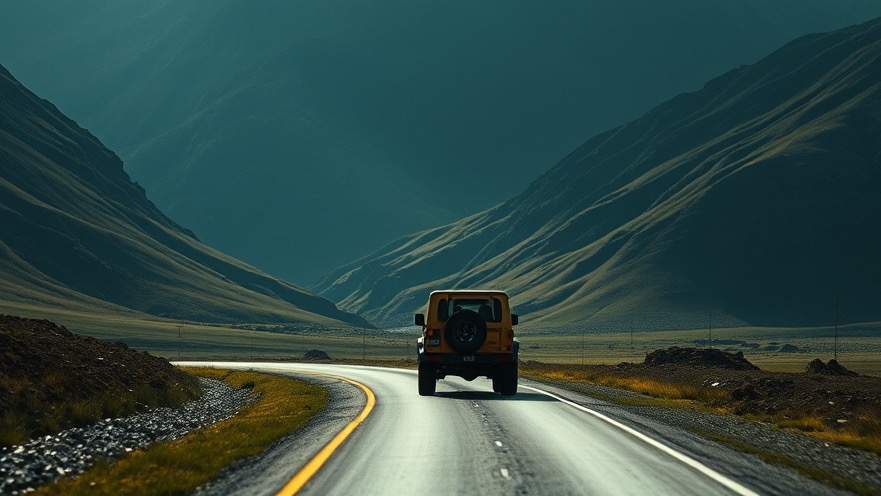 Cinematic scene of a rugged vehicle near Noah's Ark, symbolizing Rick Renner's spiritual journeys.