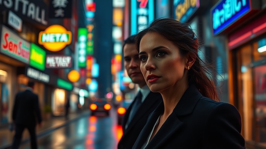 JosephZ prophetic insights guide the determined woman, illuminating hope amidst urban darkness.