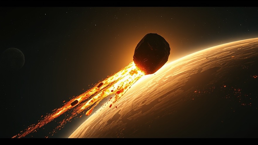 Dramatic space scene depicting prophetic insights and end-time predictions amidst cosmic chaos.