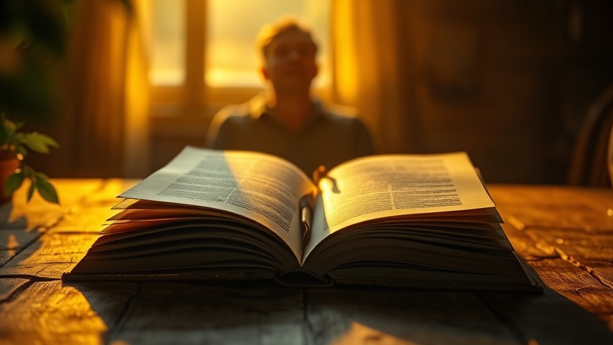 Cinematic image of a book on grace, reflecting Lance Wallnau's insights.