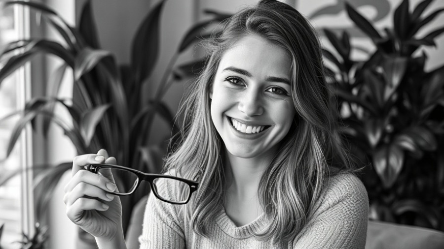 Smiling woman holding glasses in vintage black and white photo, Susan Stamberg NPR legacy.