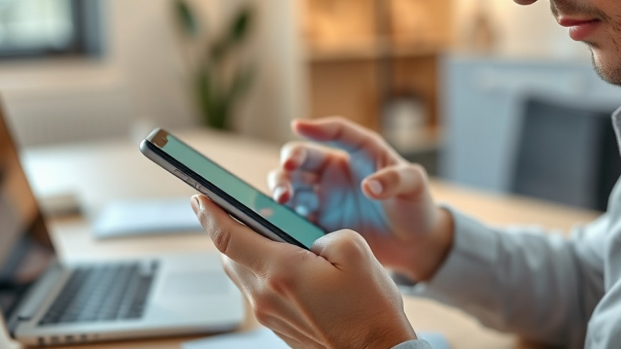 Person using smartphone indoors, impact of smartphones on mental health.