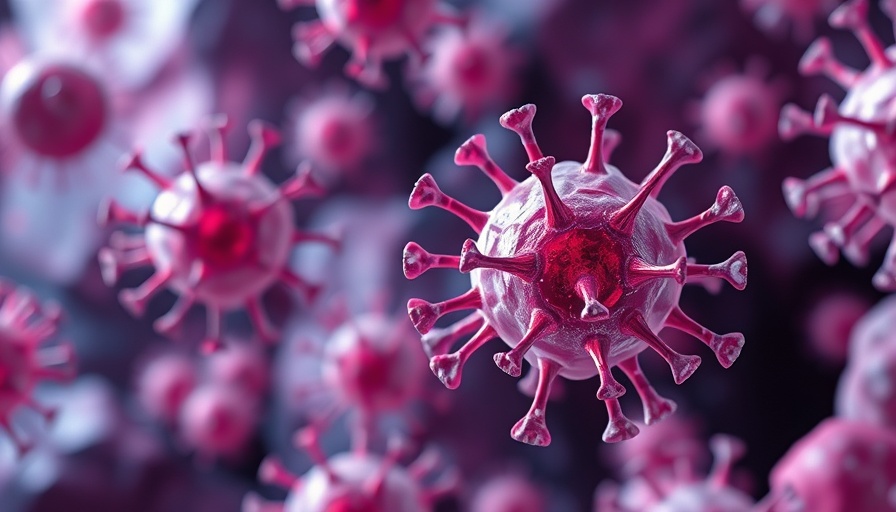 Detailed 3D rendering of cancer cells for PSA monitoring guidelines.