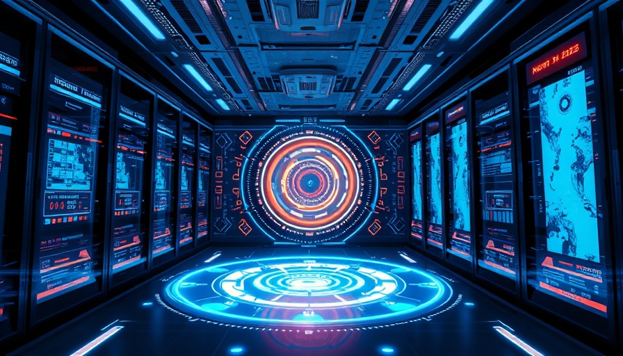 Advanced AI technology in server room for prostate cancer treatment.