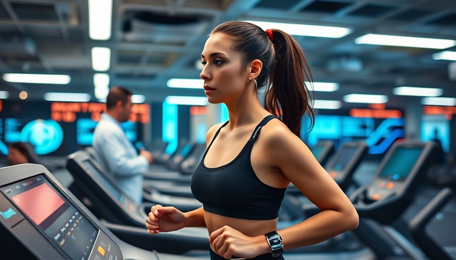 Woman undergoing fitness tests for strength endurance and mobility in lab.
