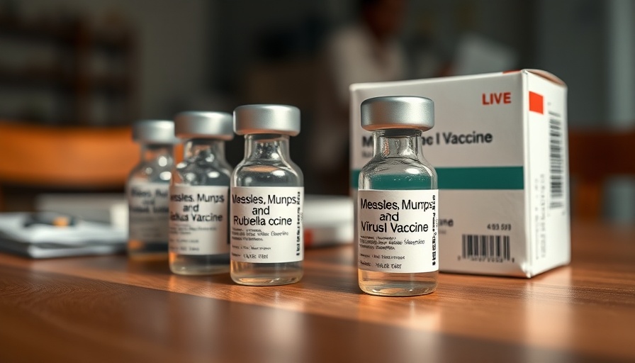Measles outbreak Kansas 2025: MMR vaccine vials close-up.