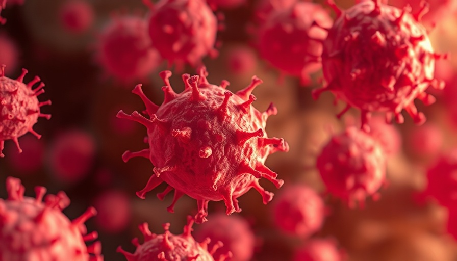 Illustration of m6A prostate cancer cells spread