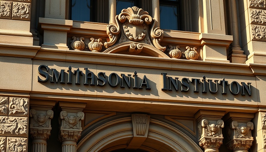 Smithsonian Institution facade, Trump executive order Smithsonian overhaul.