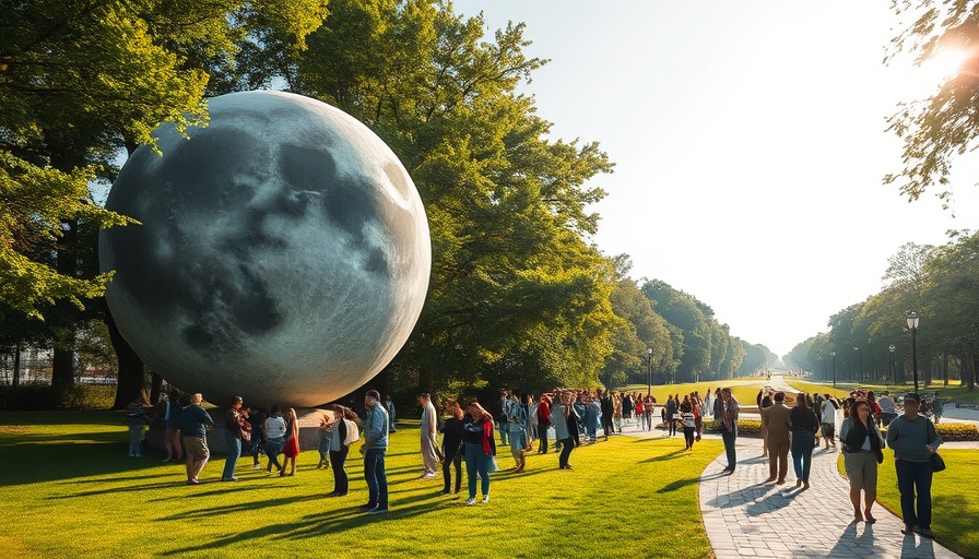 Immersive experiences in Atlanta featuring art installation in park.