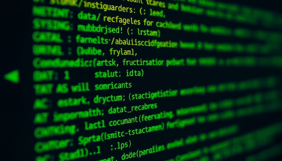Close-up of computer screen displaying code, highlighting data modification.