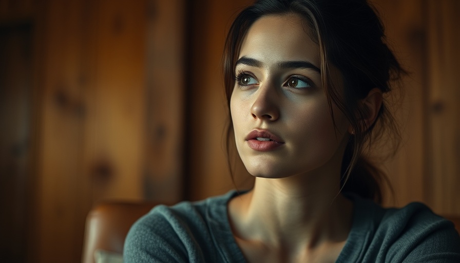 Contemplative woman in warm lit room, AI video generation consistency.