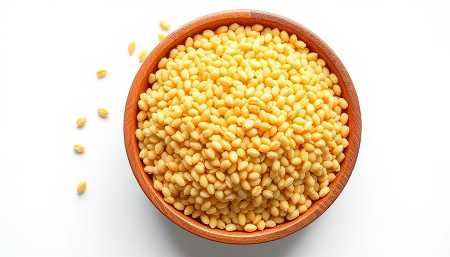Raw yellow millet in a wooden bowl highlighting benefits of millet for diabetes management.