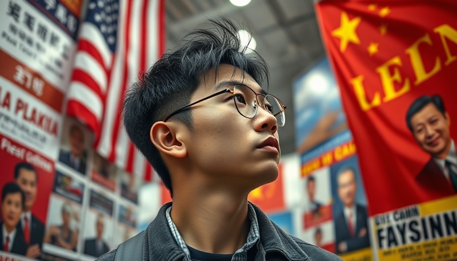 Flags of the USA and China symbolize Trump tariffs on China.