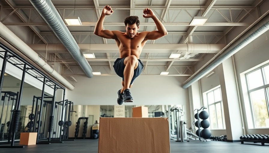 Athletic man showcasing explosive strength with high box jump in gym, highlighting how to keep your explosive strength as you age.
