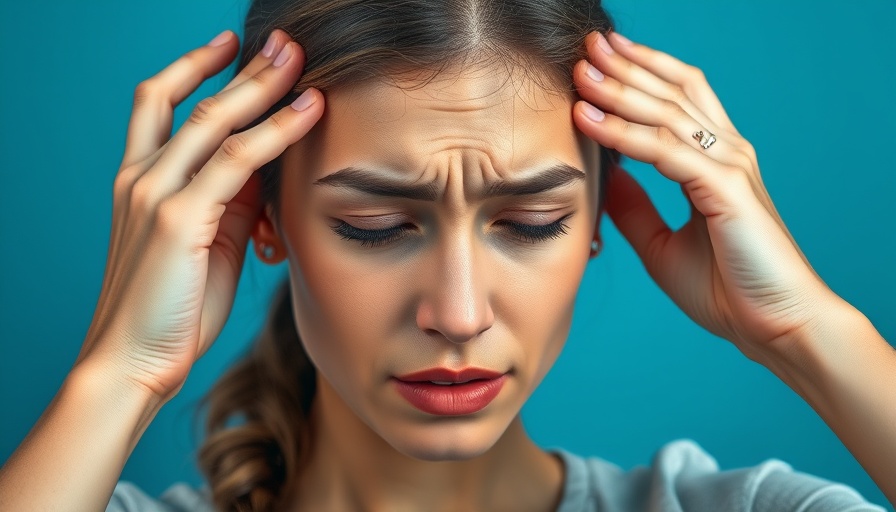 Woman with headache wondering if milk affects migraines.