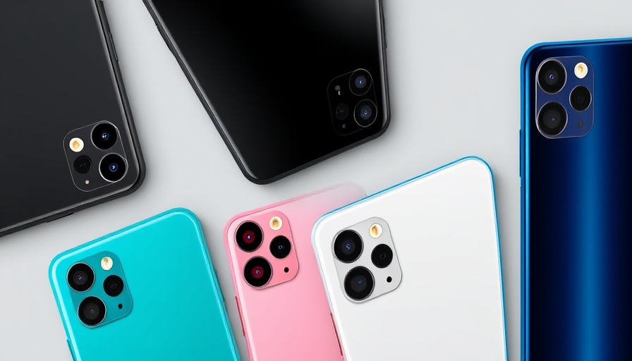 Trump exempts smartphones from tariffs: colorful dual-camera phones.