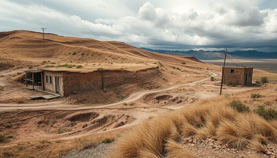 Erosion threatening rural infrastructure with stalled projects.