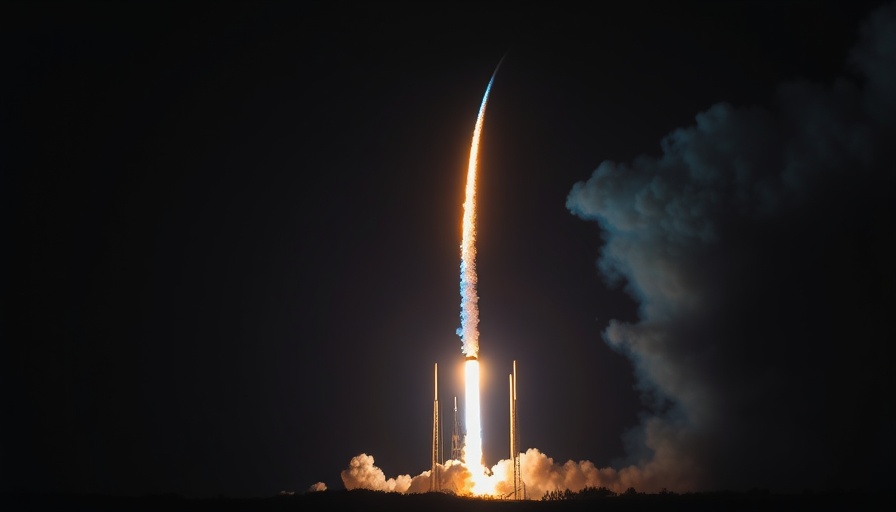 Rocket ascending with colorful exhaust trail during a delayed Atlas V launch.