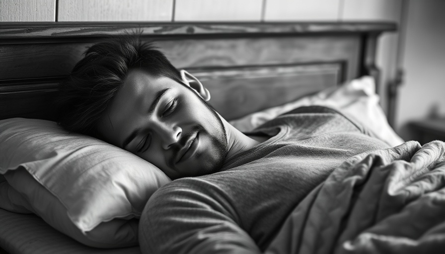 Content man sleeping peacefully; improve your sleep quality