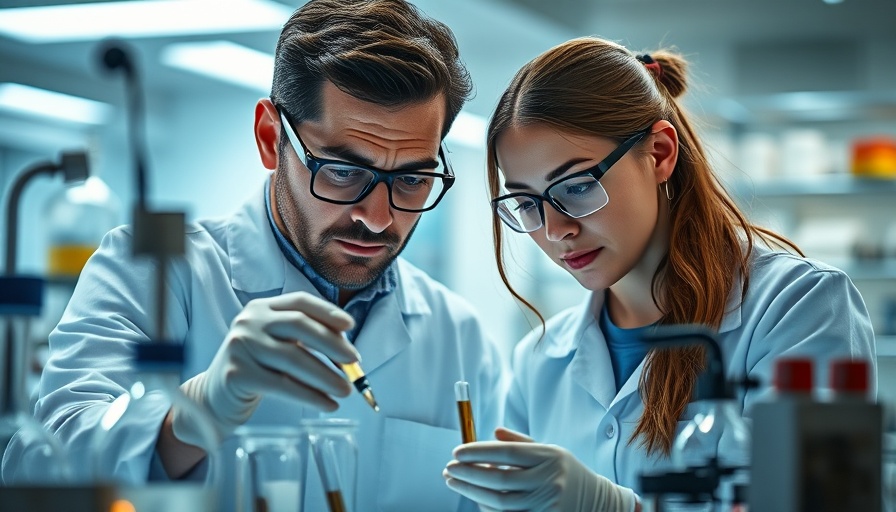 Scientists working in a lab, symbolizing universities' research efforts.