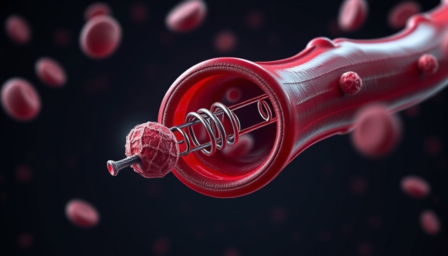 3D rendering of heart stent for angina inside an artery